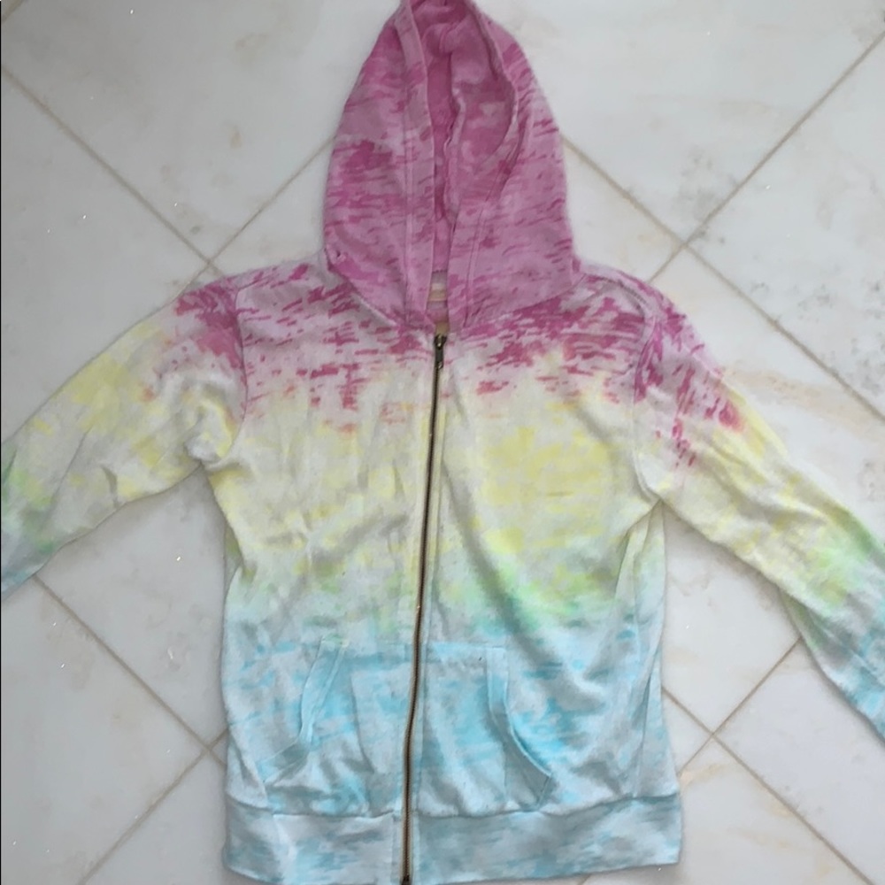 Rainbow Vintage Havana Zip Up Hoodie